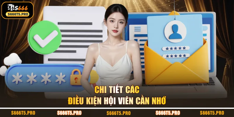 Chi tiết các điều kiện hội viên cần nhớ